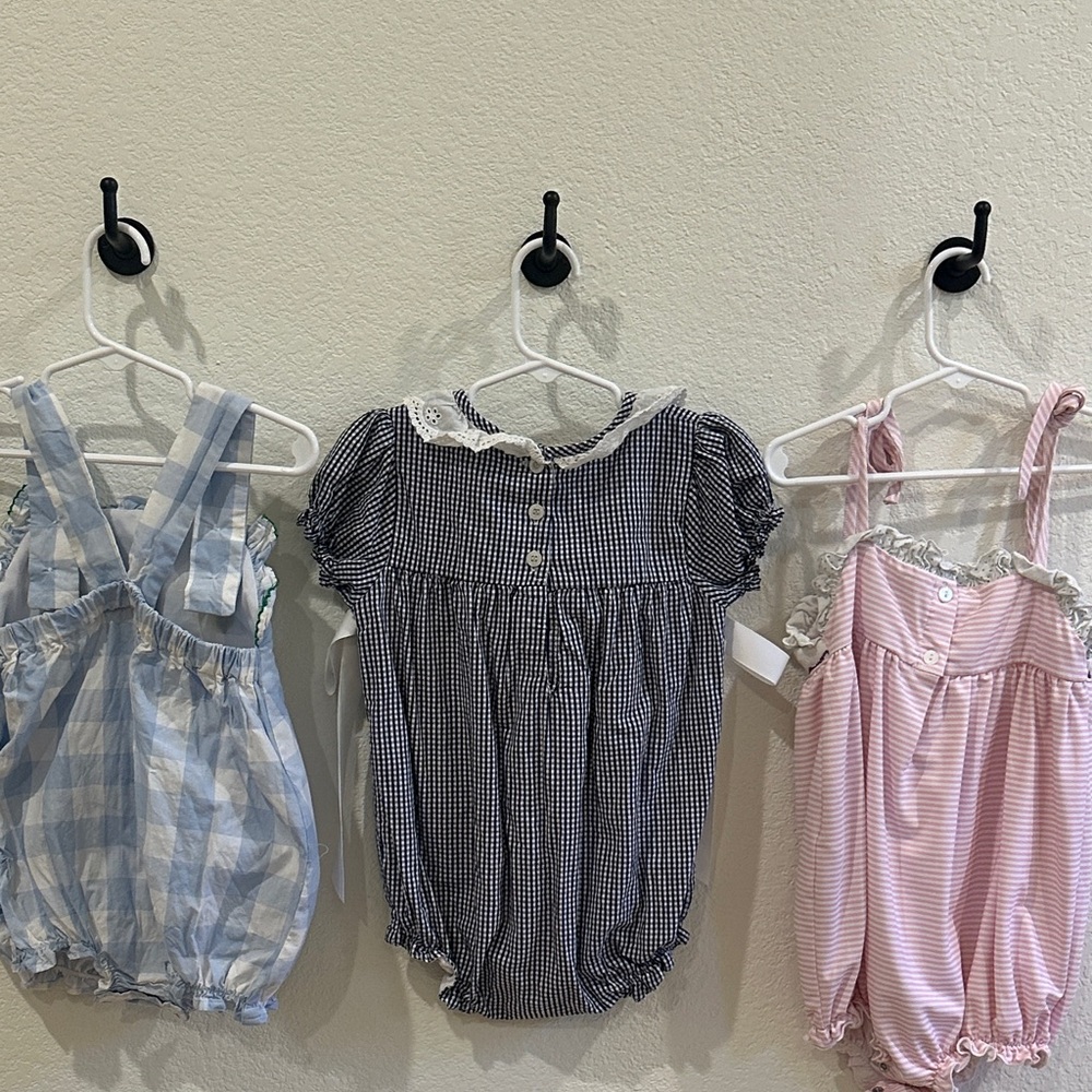 Smocked Rompers - Picture 2 of 5